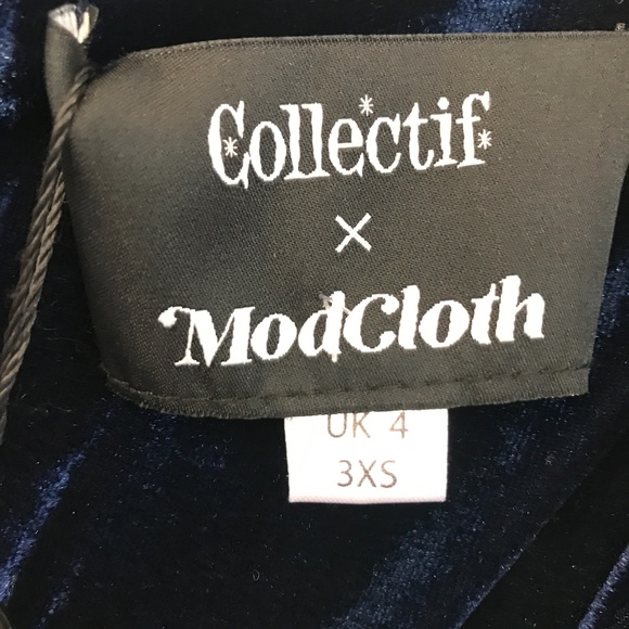 NWT. ModCloth Collectif Keiko Velvet Maxi Dress - Picture 5 of 8